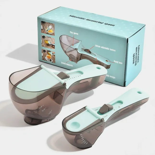 Large & Small Adjustable Measuring Spoon Set