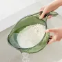 Multifunctional Rice Washing Colander & Vegetable Drainer Basket