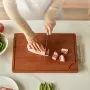 Premium Ebony Solid Wood Cutting Board – Thickened Whole Wood Block