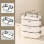 Large Capacity Stainless Steel Insulated Multi-Layer Lunch Box