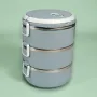 Three-Layer Stainless Steel Lunch Box