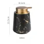 Ceramic Press Lotion Bottle – Marble Finish Soap & Shampoo Dispenser