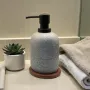 Sandstone Press Lotion Bottle – Bathroom & Kitchen Soap Dispenser