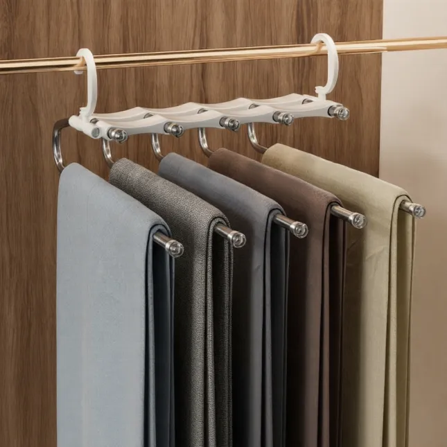 5-Layer Stainless Steel Multipurpose Hanger (Horizontal & Vertical Use)