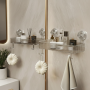 Bathroom Suction Cup Storage Rack