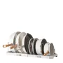 Expandable Pot Lid & Pan Organizer Rack – Adjustable Kitchen Storage (7-Slot)