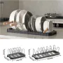 Expandable Pot Lid & Pan Organizer Rack – Adjustable Kitchen Storage (7-Slot)
