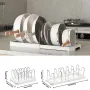Expandable Pot Lid & Pan Organizer Rack – Adjustable Kitchen Storage (7-Slot)