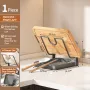 Pot Lid & Cutting Board Storage Rack with Drip Tray – Countertop Organizer Stand