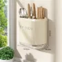 Wall-Mounted Kitchen Spoon Draining Rack