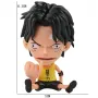 One Piece Q-Version Sitting Portgas D. Ace Anime Figure