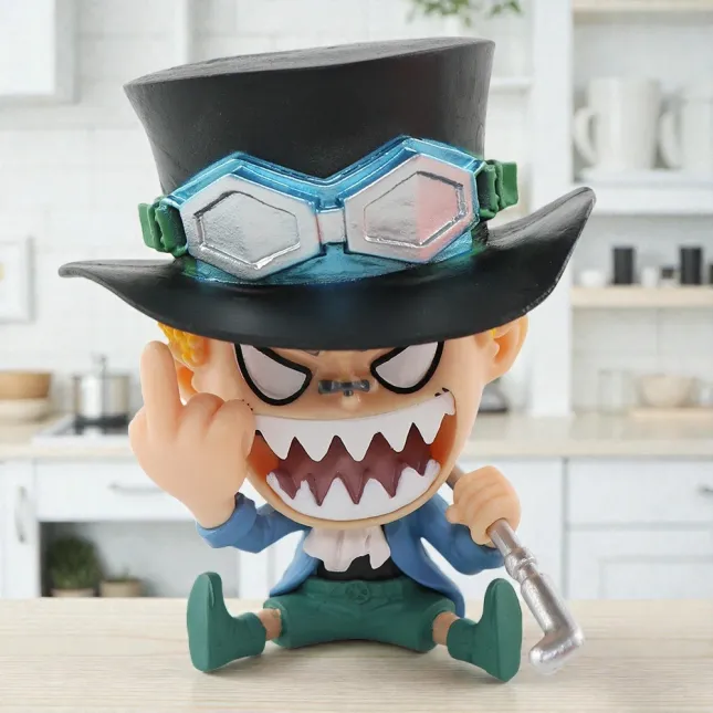 One Piece Q-Version Sitting Sabo Anime Figure