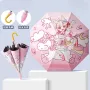 Children's Pink Elf Waterproof Cover Umbrella — UPF 50+ Sun & Rain Dual-use | Primary School & Kindergarten
