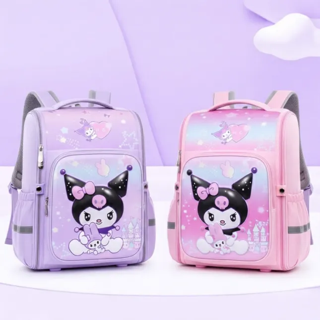 Kuromi 3D Animation School Bag