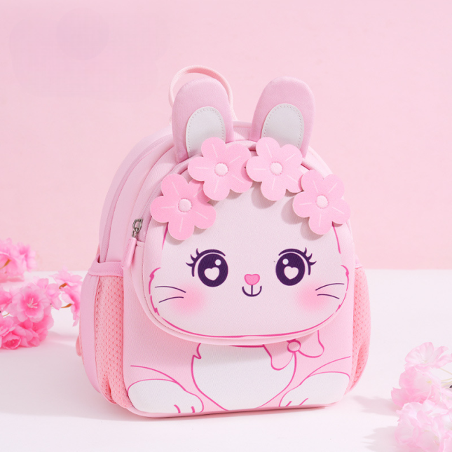 Pink Bunny Kids Backpack