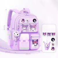 Purple School Backpack – Kuromi Theme