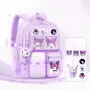 Purple School Backpack – Kuromi Theme