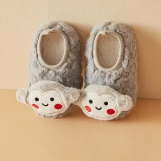 Gray Monkey - Winter Baby Anti-Slip Floor Socks