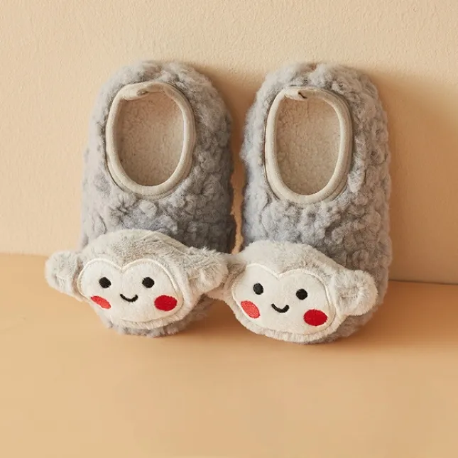 Gray Monkey - Winter Baby Anti-Slip Floor Socks