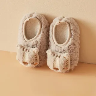Khaki Tiger - Winter Baby Anti-Slip Floor Socks