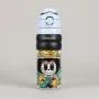 Labubu Skull Edition Children's Thermos Flask - 500ml Blue & Black