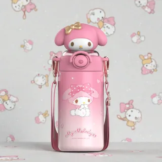 My Melody 3D Character Kids' Insulated Water Bottle - 600ml Sweet Pink