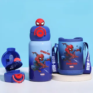 Spider-Man Edition: Pop-Up Double Drinking Thermos Bottle
