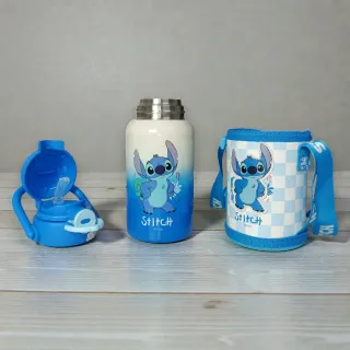 Stitch Edition: Pop-Up Double Drinking Thermos Bottle