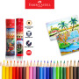 Faber-Castell Classic Color Round Tin 24