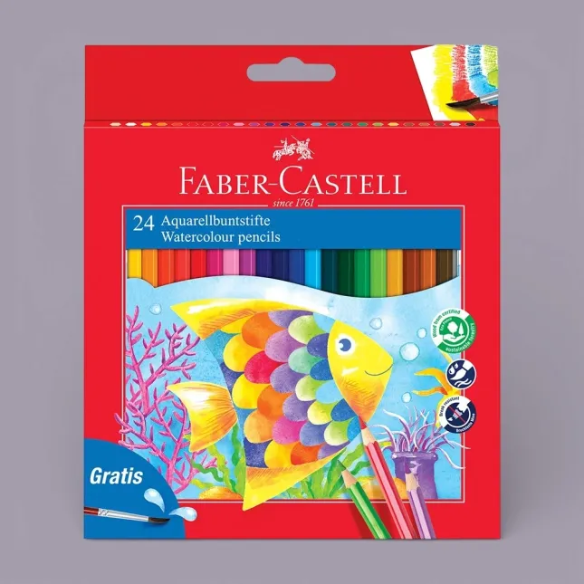 Faber Castell Water Color Pencil Long – 24