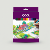 Goal Classic Color Long 24 – Real Wood Colour Pencil Set