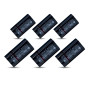 Faber-Castell Eraser 7199 Black – 6pcs