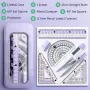 8-Piece Anti-Myopia Compass & Ruler Set – Student Geometry Kit