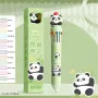 12-Color Panda Fat Da Ballpoint Pen – Cute Multifunctional