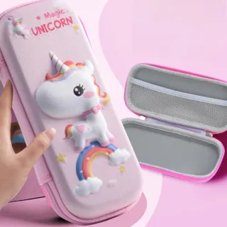 Baby Unicorn 2-Layer 3D Pencil Case