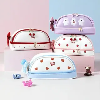 Double-Layer Pencil Case