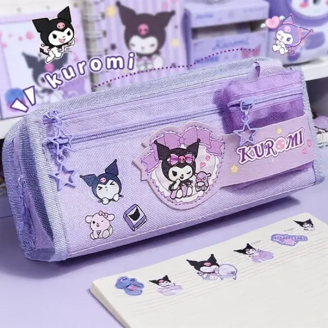 Kuromi - Cute Cartoon Large Capacity Pencil Case
