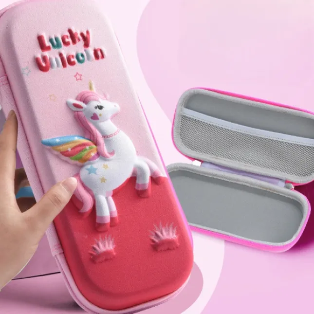 Unicorn 2-Layer 3D Pencil Case