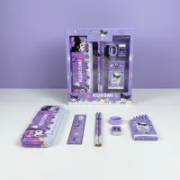 Kuromi Stationery Gift Box — Includes Stationery Box & Crayons