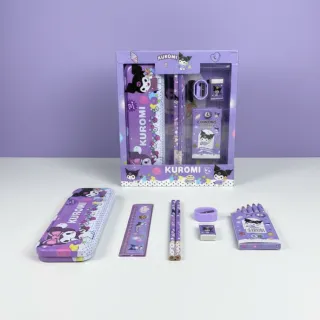 Kuromi Stationery Gift Box — Includes Stationery Box & Crayons