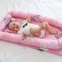 Baby Mosquito Net Bed Set with Cotton Pad & Pillow (4-Piece)