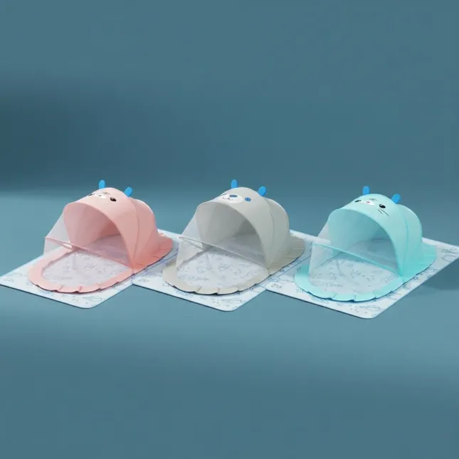 Baby Mosquito Net - Bear Shaded Folding Shade