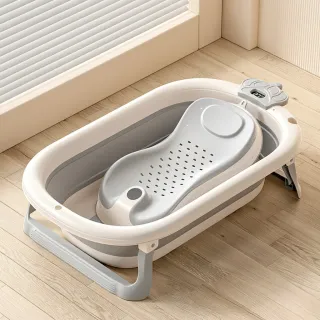 Foldable Tub Bath Rack with Digital Temperature Display – Space-Saving Bath Organizer