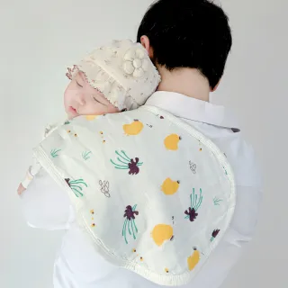 Bamboo Cotton 6-Layer Gauze Burp Towel – Cute Chicken Pattern