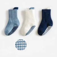Boys Non-slip 3D Ear Models Floor Socks for Toddlers