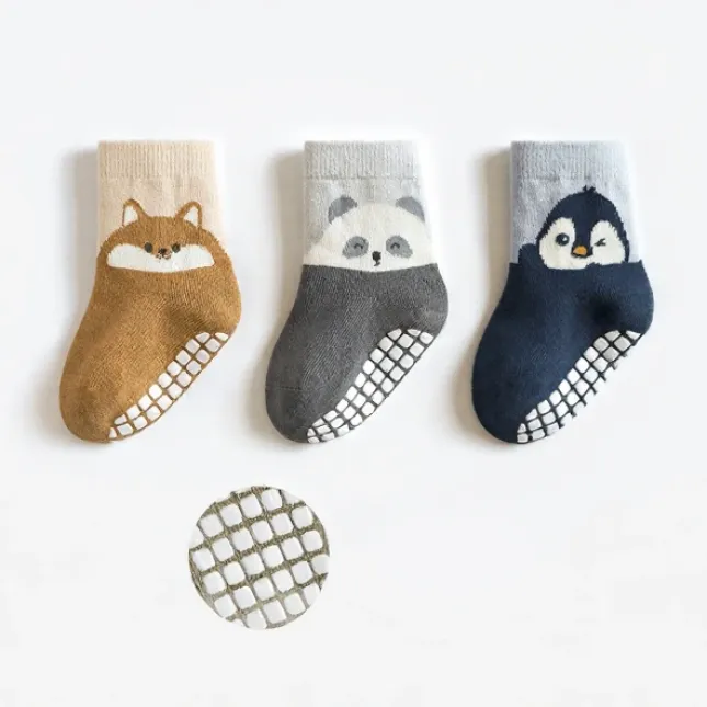 Boys Non-slip Cartoon Animal Models Floor Socks for Toddlers