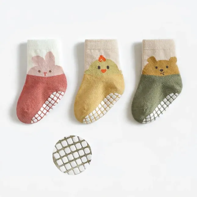 Girls Non-slip Cartoon Animal Models Floor Socks for Toddlers