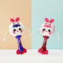 Rabbit - Baby Cartoon Wave Drum Rattle - Traditional Hand Drum Toy