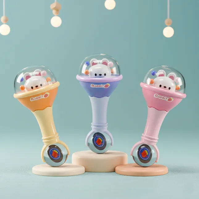 Baby Music Sand Hammer Rattle - Early Education Shaker Toy