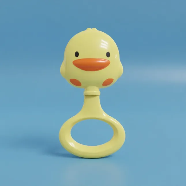 Duck rattle - HappyTeeth™ Baby Rattle & Teether
